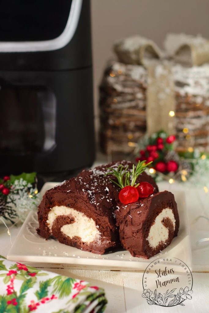 Tronco de Navidad con la Freidora de Aire: ¡Un Regalo Delicioso!