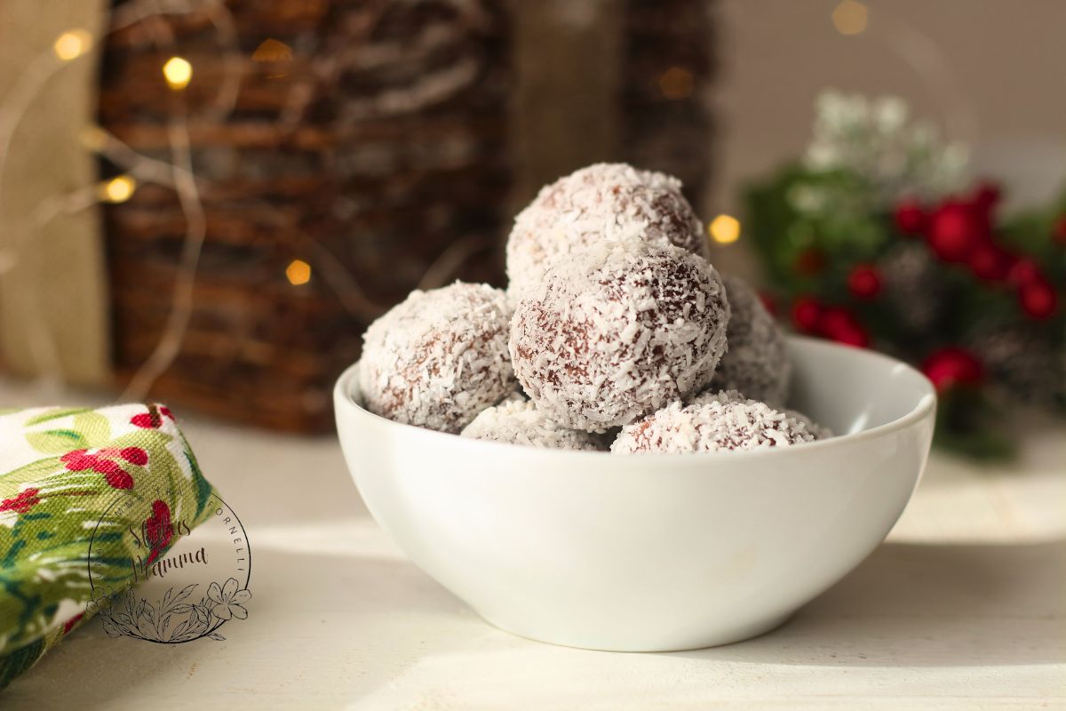 Trufas de Mascarpone y Chocolate: Receta Fácil y Deliciosa con Coco Rallado
