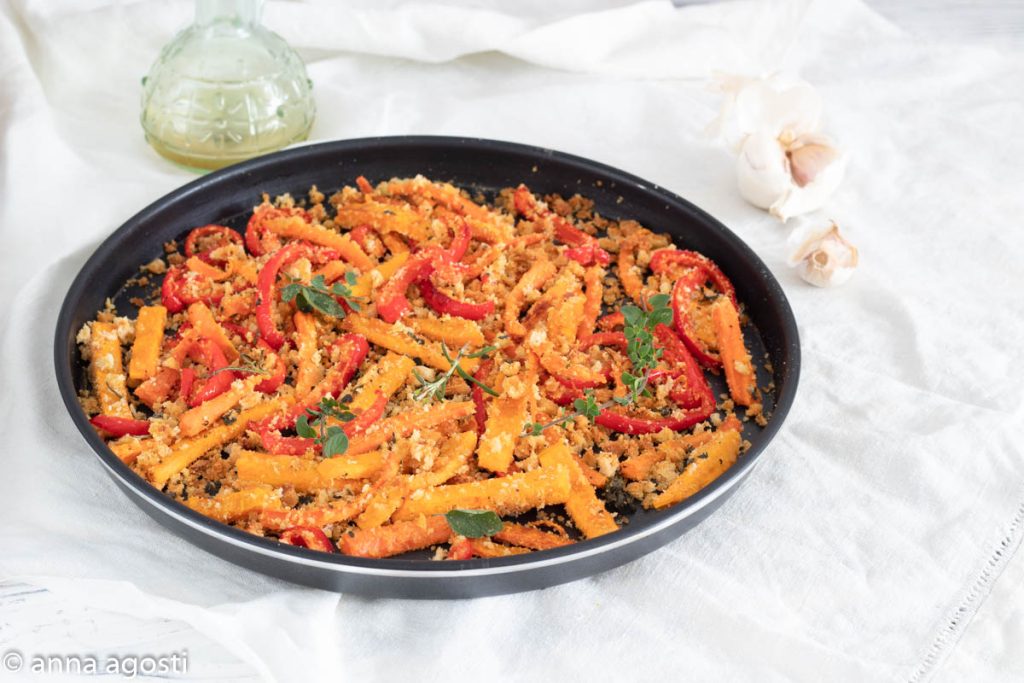Verduras arenosas al horno en 2 versiones