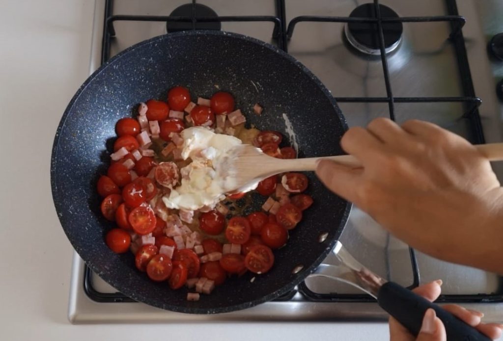 GNOCCHETTI CON JAMÓN Y PHILADELPHIA