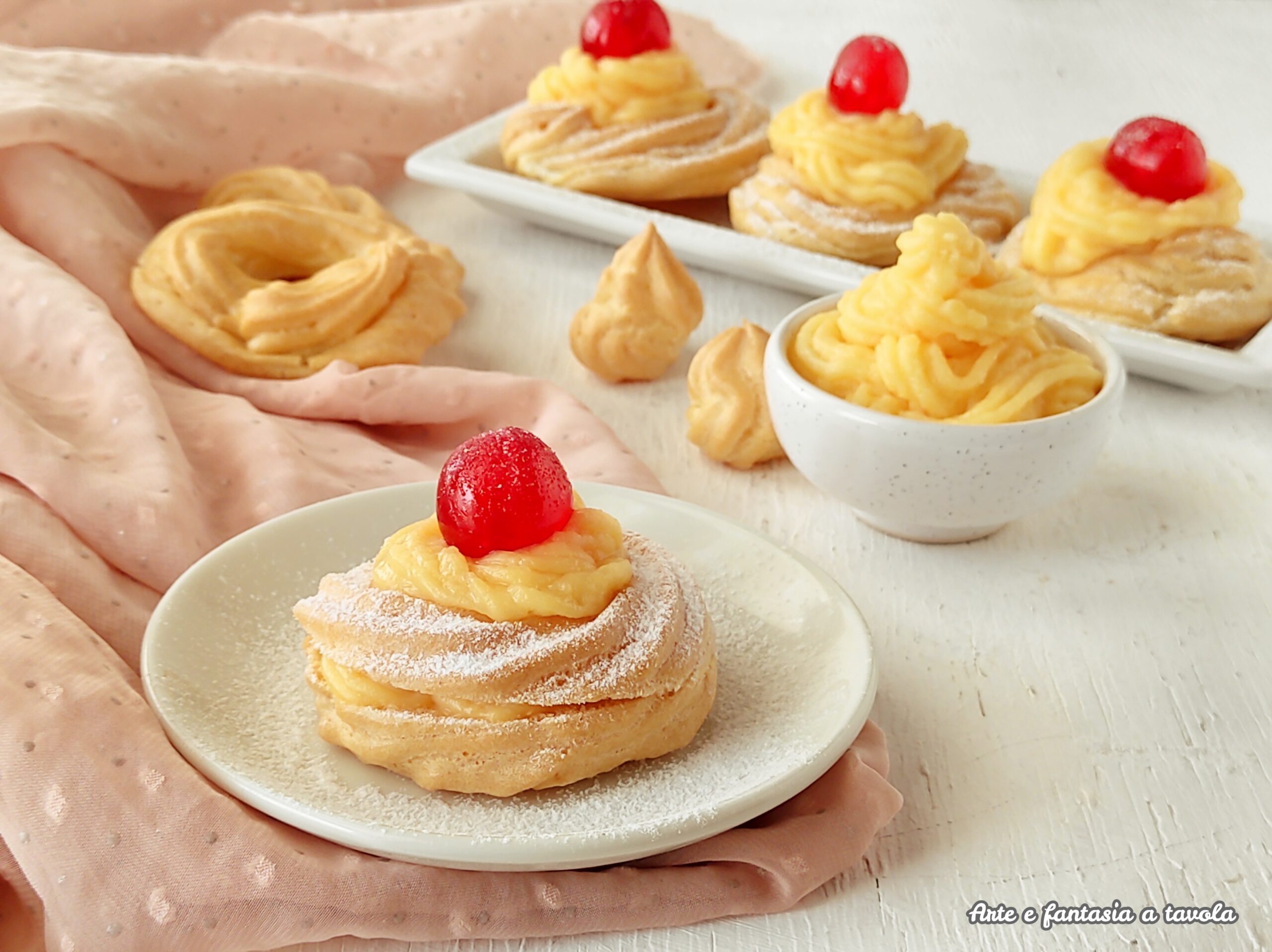Zeppole de San José al horno