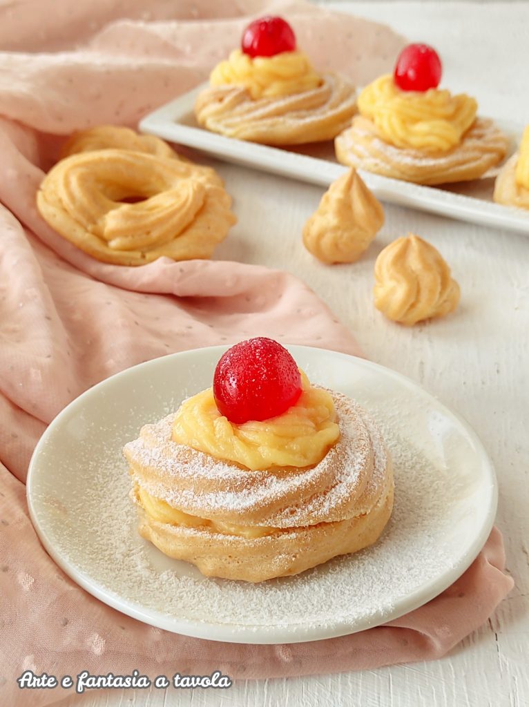 Zeppole de San José al horno