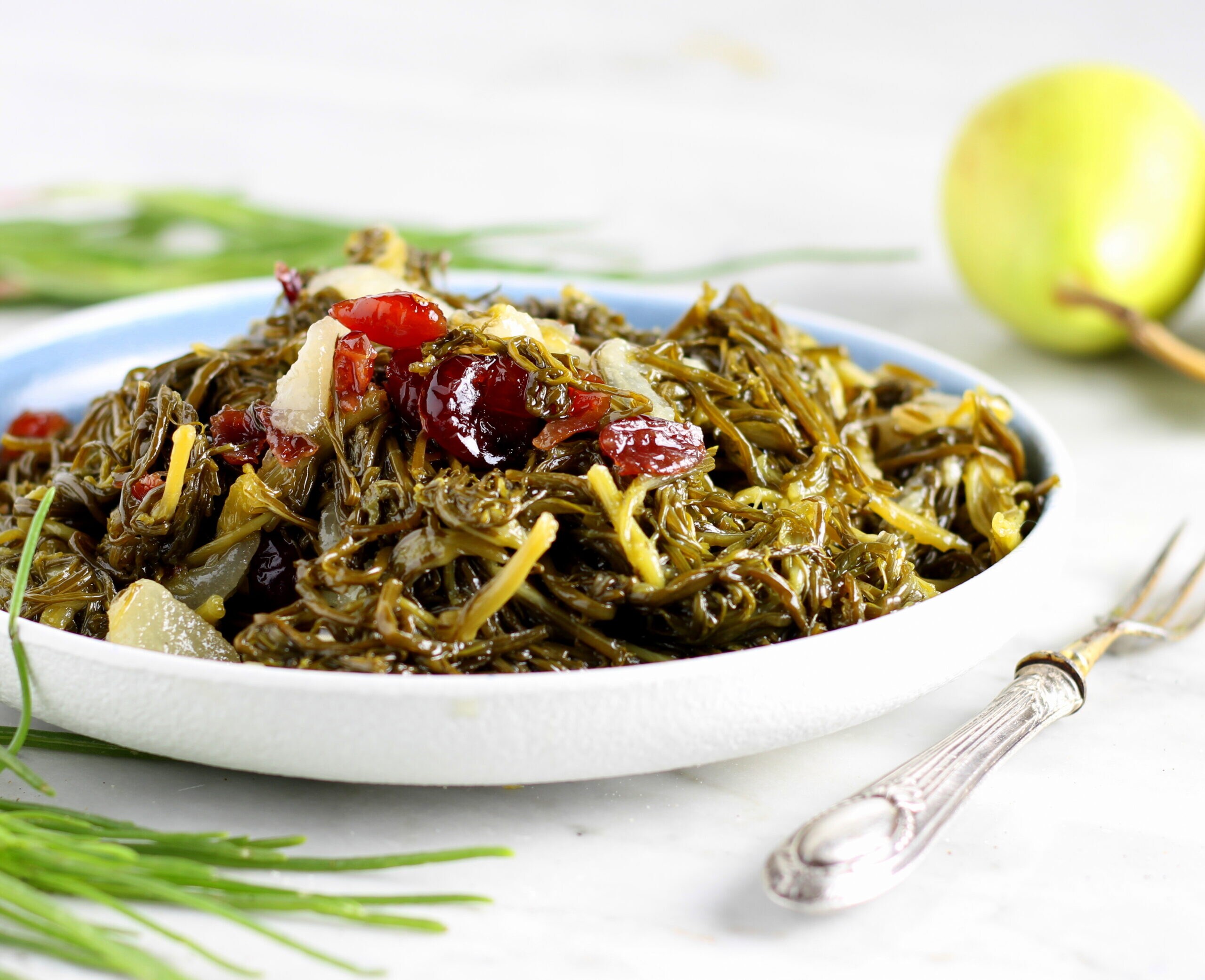 Agretti o barba de fraile agridulce