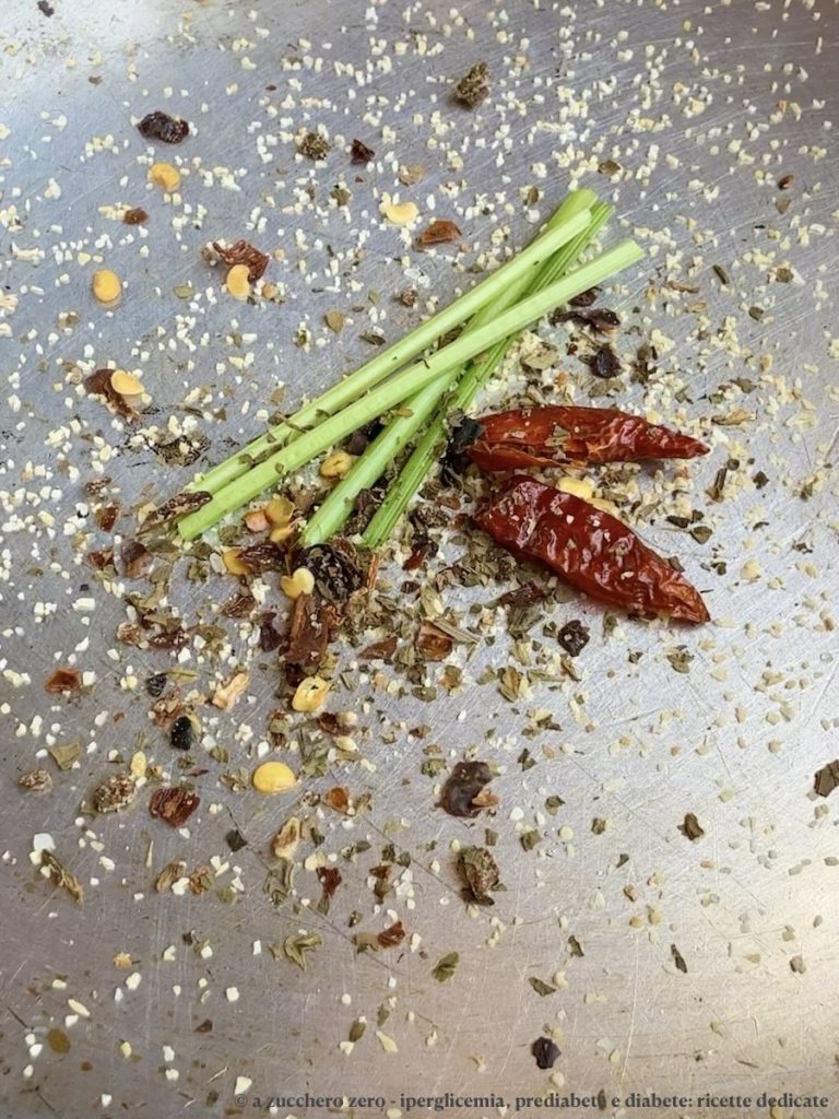 ajo, aceite y guindilla