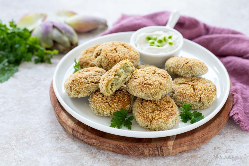 albóndigas de alcachofas y patatas