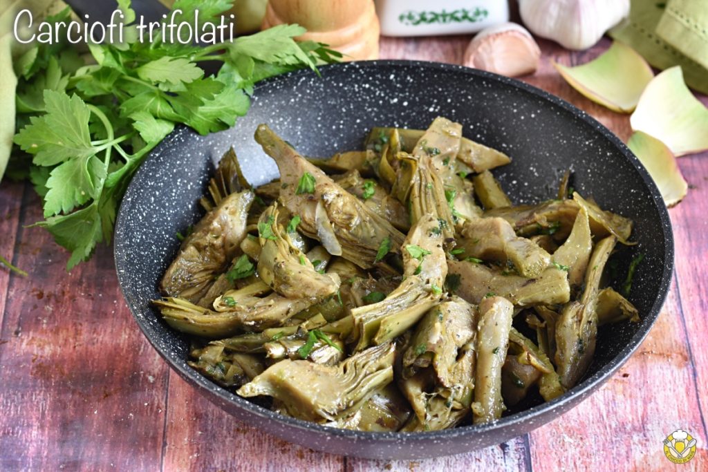 alcachofas salteadas en sartén a trozos receta fácil y rápida para alcachofas tiernas y sabrosas il chicco di mais