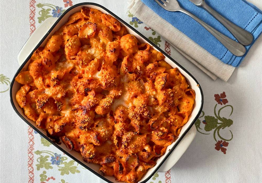 Anelletti con tomate y ricotta