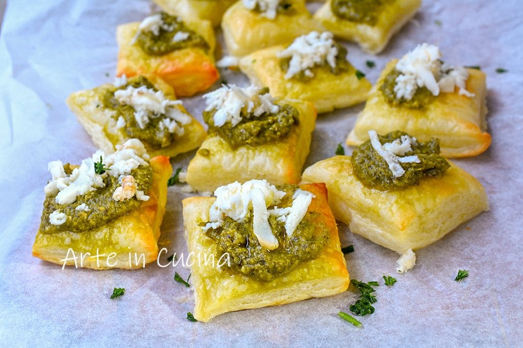 Aperitivos de hojaldre en 10 minutos