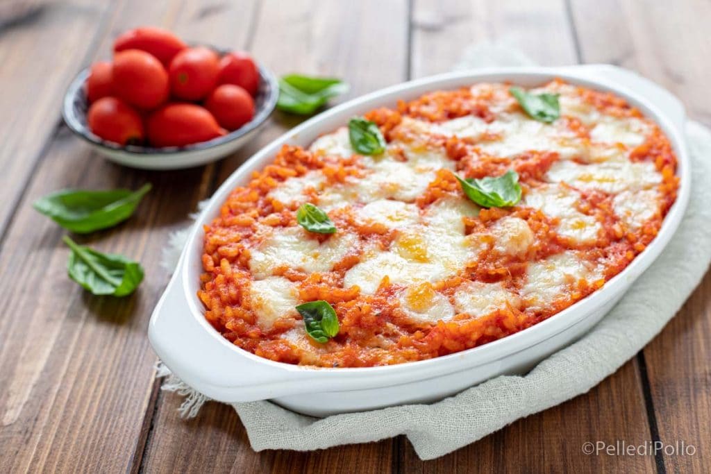 arroz al horno a la pizzaiola