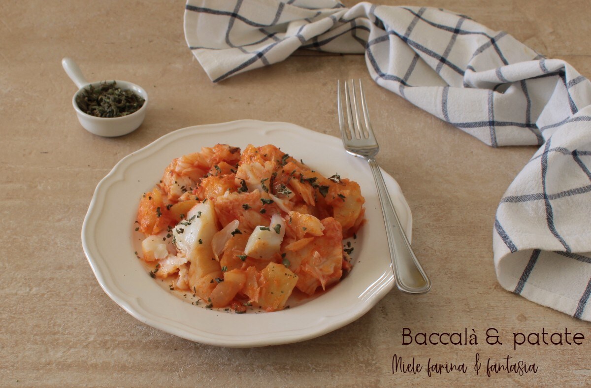 Bacalao y patatas guisadas