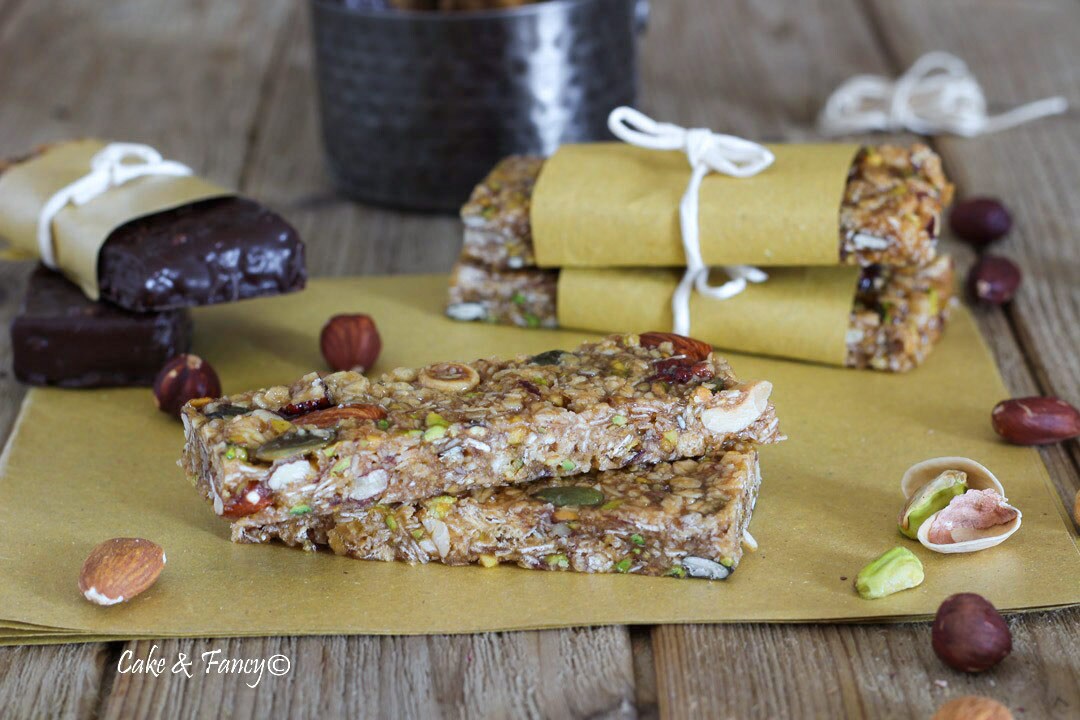 Barritas de cereales hechas en casa