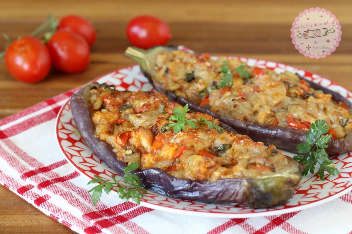 BERENJENAS RELLENAS A LA BARQUETA, la receta más sabrosa con berenjenas