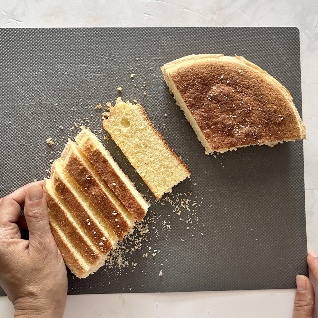 bizcocho sin azúcar para hacer tiramisú