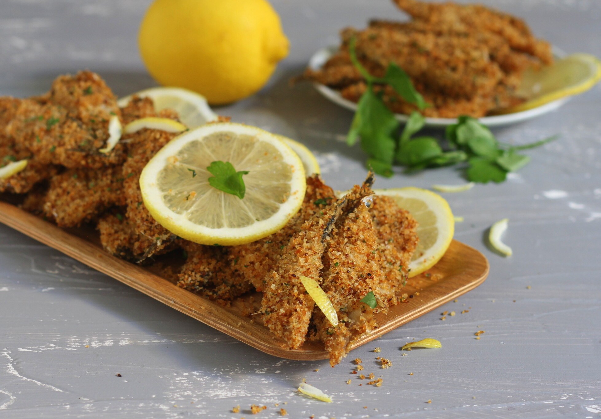 Boquerones gratinados
