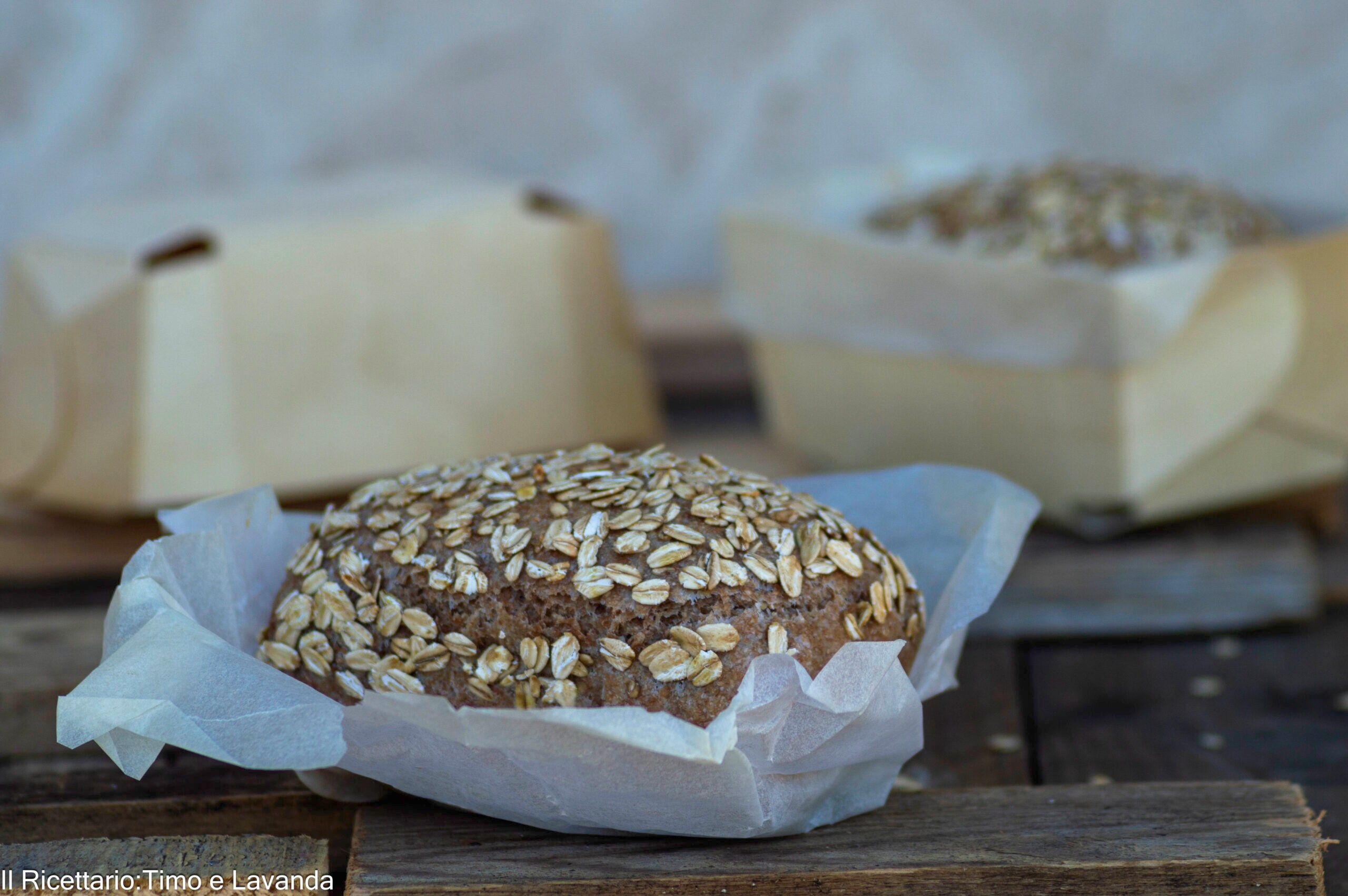 Bollitos con copos de avena