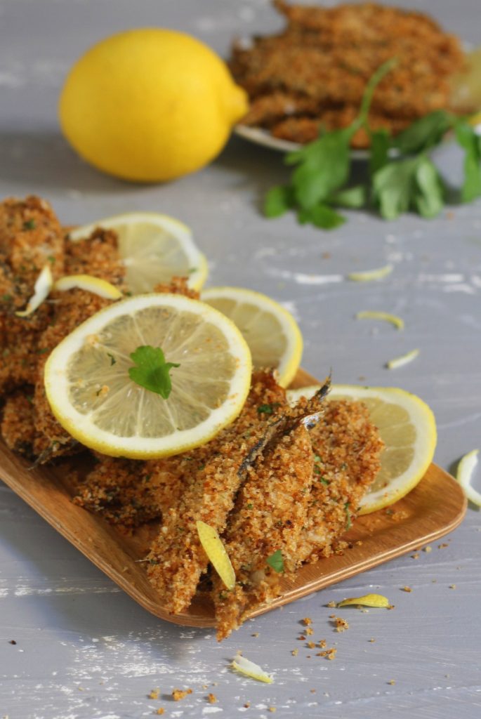 Boquerones gratinados