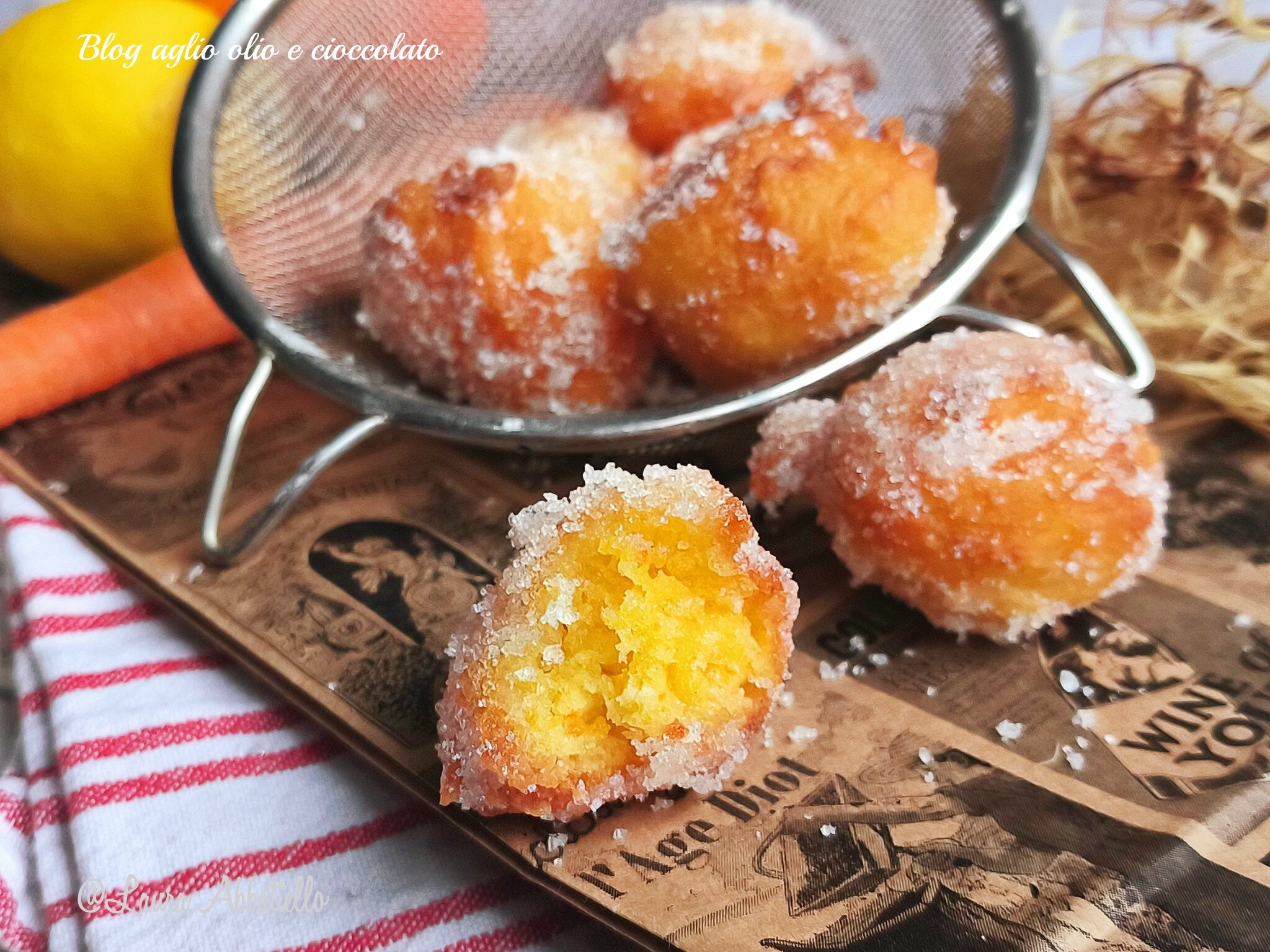 BUÑUELOS DE RICOTTA CON NARANJA, LIMÓN Y ZANAHORIA SIN LEVADURA 10 MINUTOS TODO EN BOL