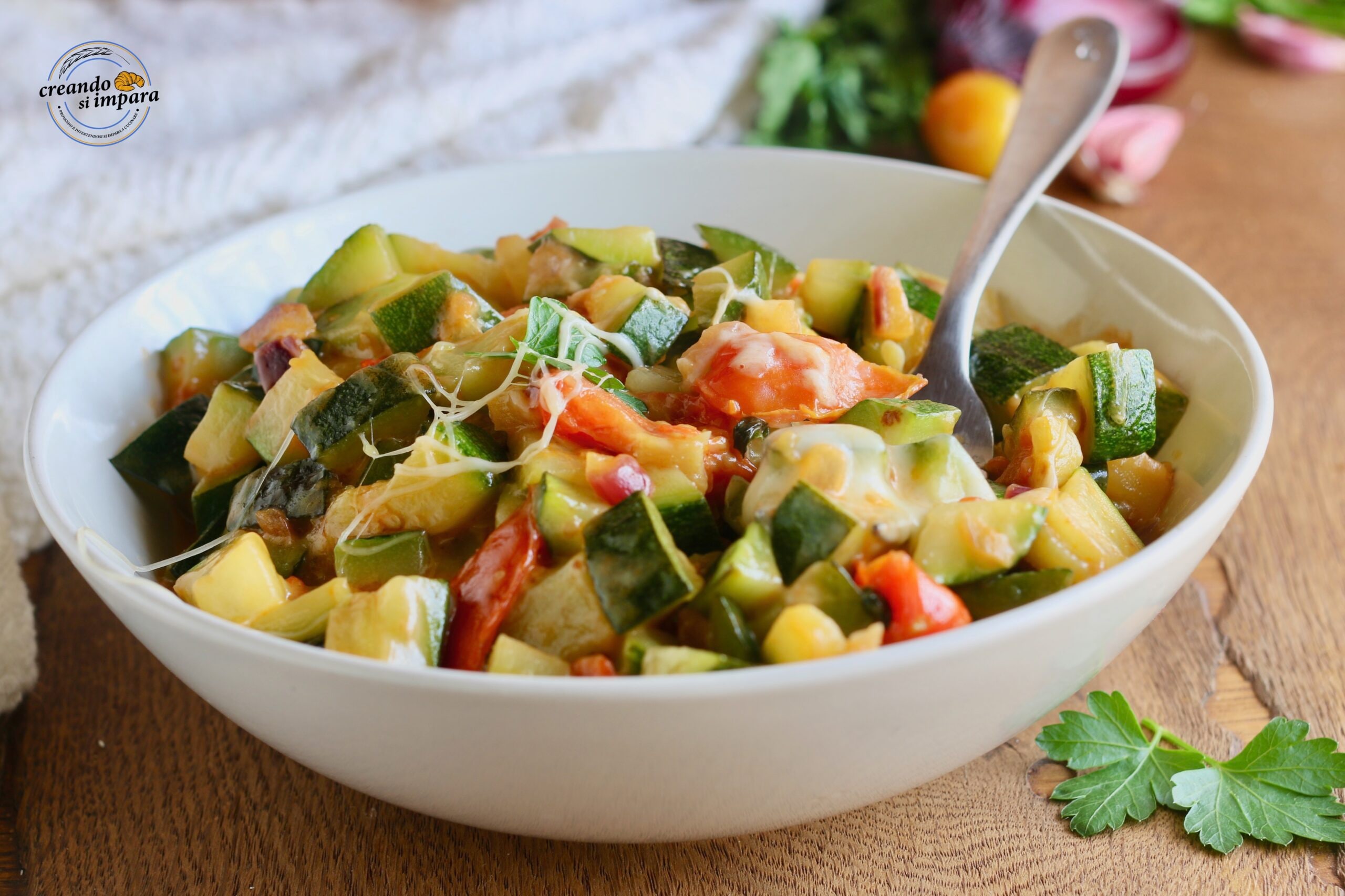 Calabacines a la italiana