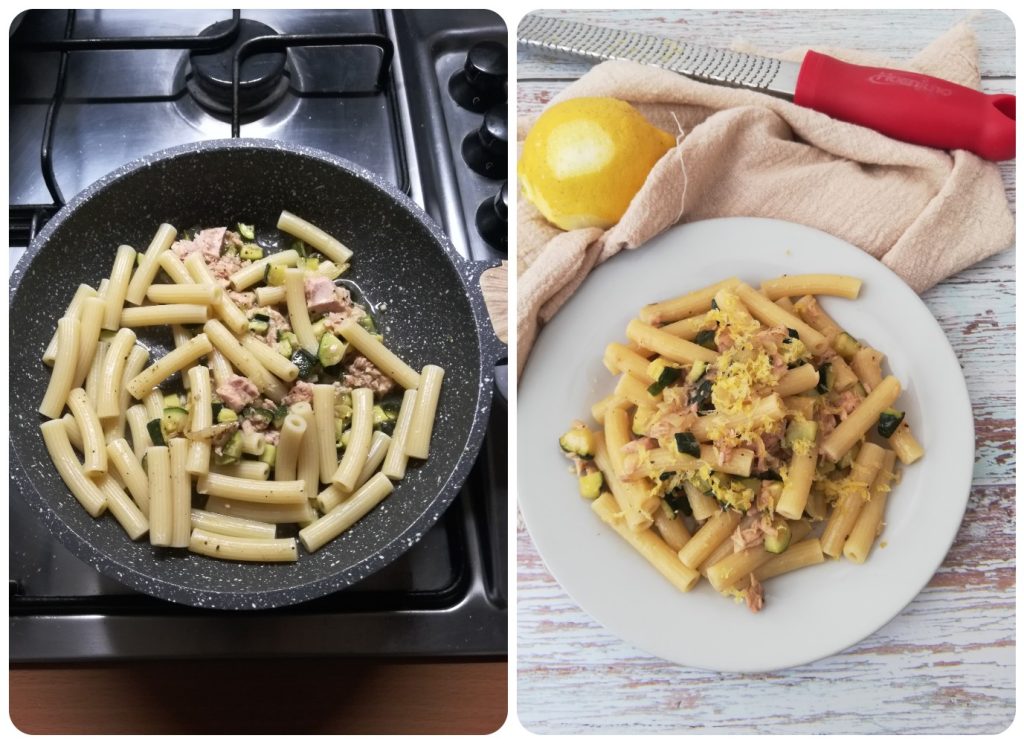 PASTA CALABACINES Y ATÚN