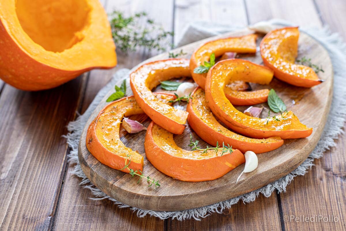 Calabaza hokkaido al horno