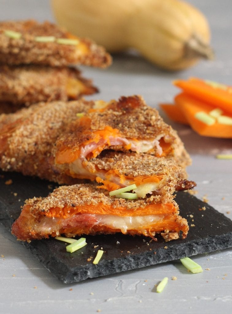 Filetes de calabaza rellenos