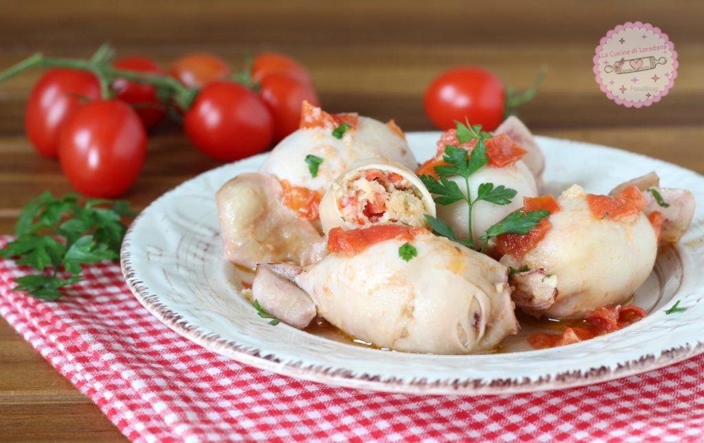 calamares rellenos con tomatitos