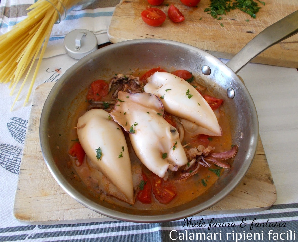 Calamares rellenos fáciles