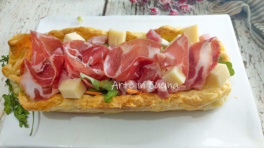 CARAMELO de HOJALDRE centro de mesa APERITIVO