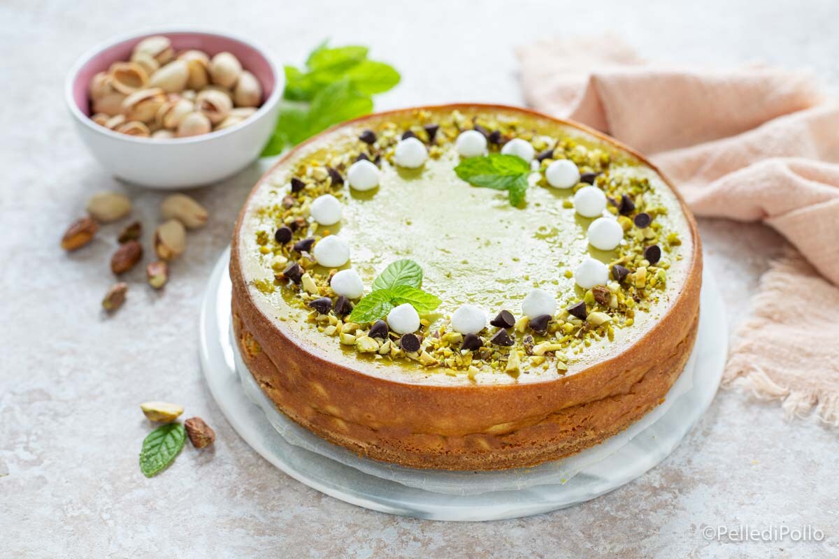 Cheesecake de pistacho