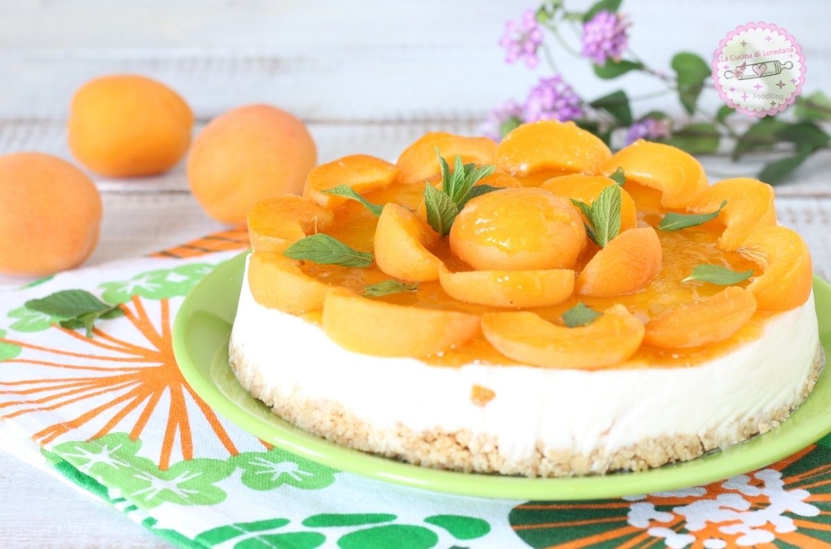 CHEESECAKE DE ALBARICOQUES fresca y deliciosa