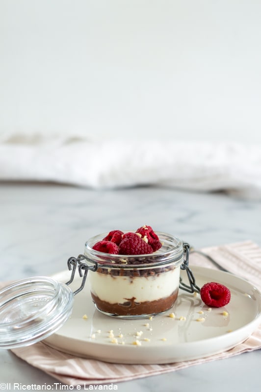 cheesecake proteico de ricotta y avena