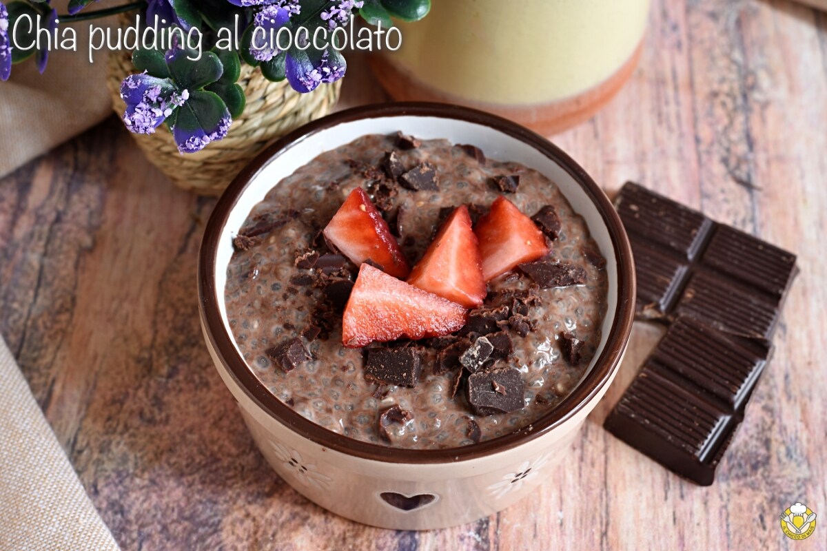 Chia pudding de chocolate