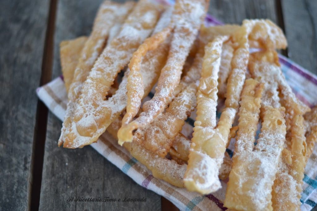 chiacchiere sin huevo