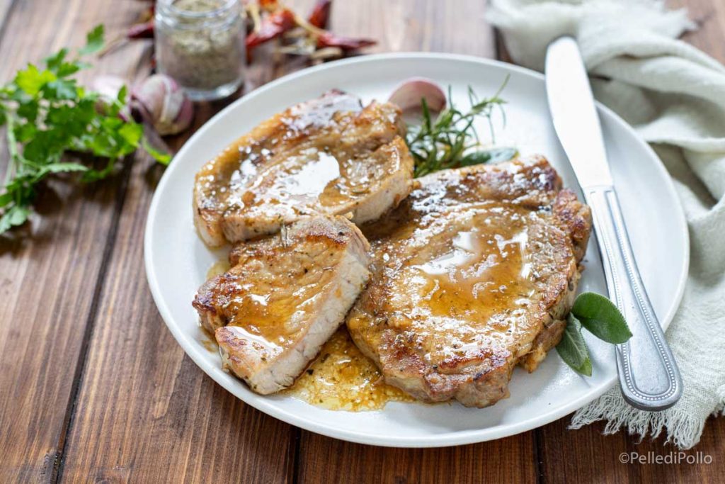 chuletas de cerdo tiernas