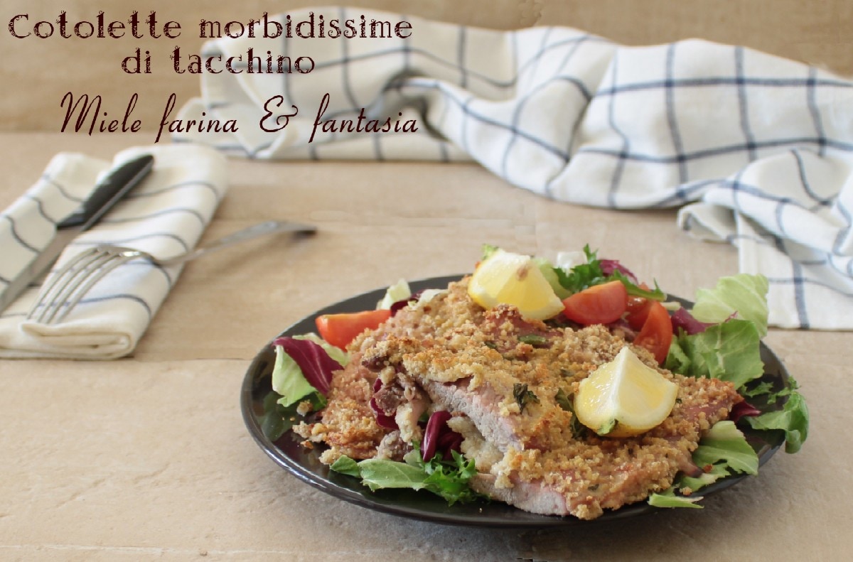 Chuletas de pavo al horno suaves
