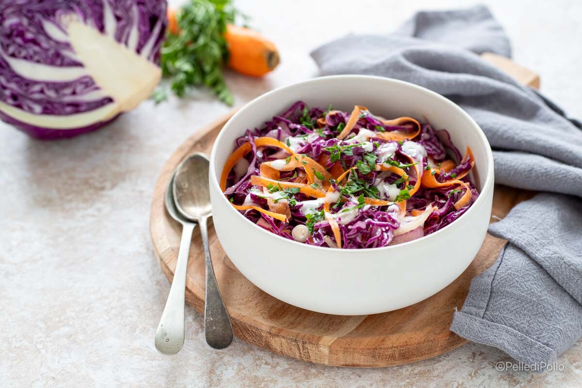 Coleslaw – Ensalada de col y zanahorias