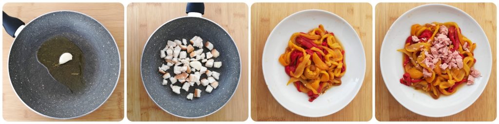 ENSALADA DE PIMIENTOS Y ATÚN