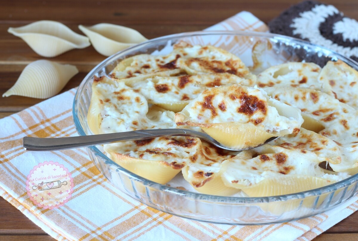 CONCHIGLIONI RELLENOS AL HORNO un primer plato especial