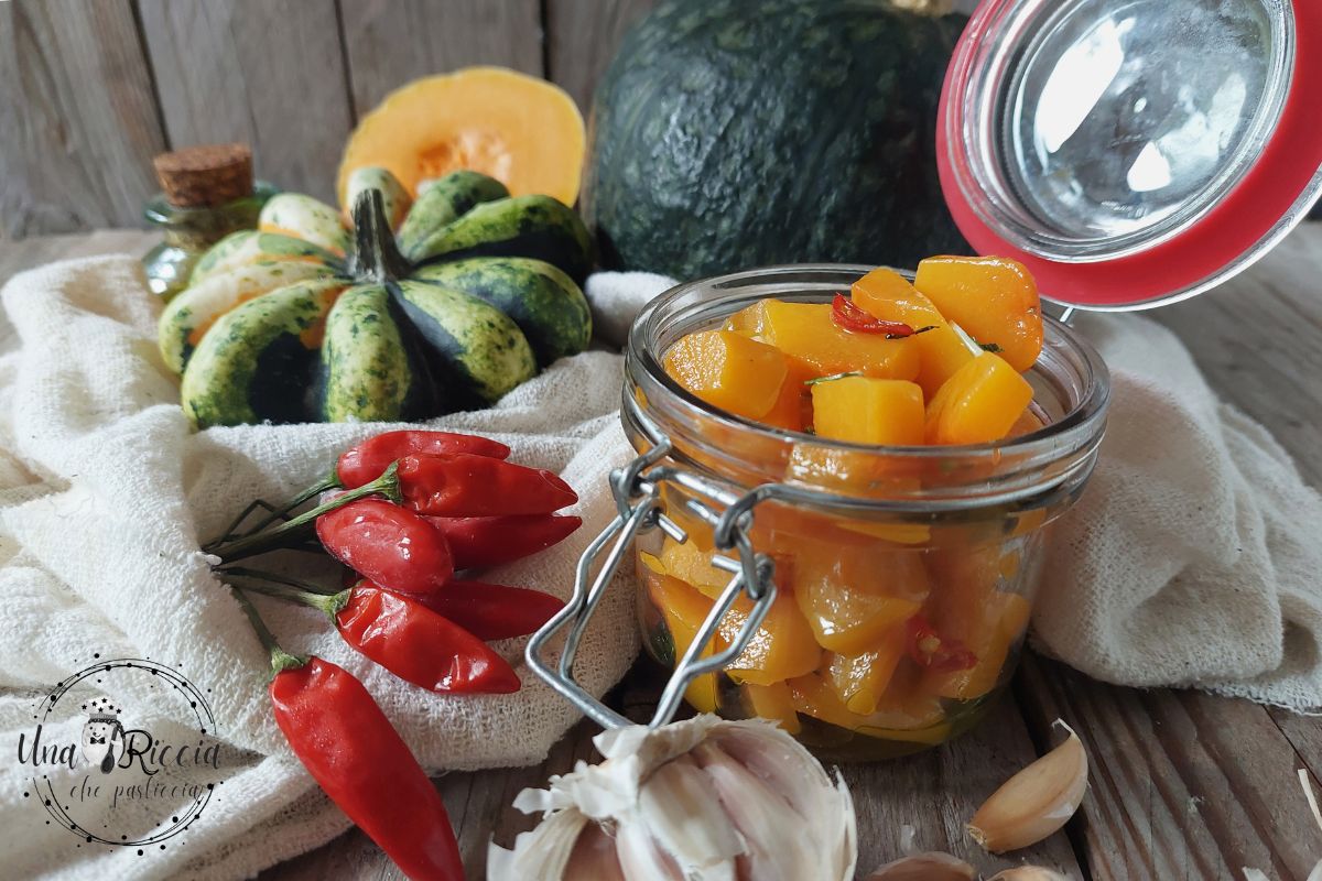 Conserva de calabaza agridulce