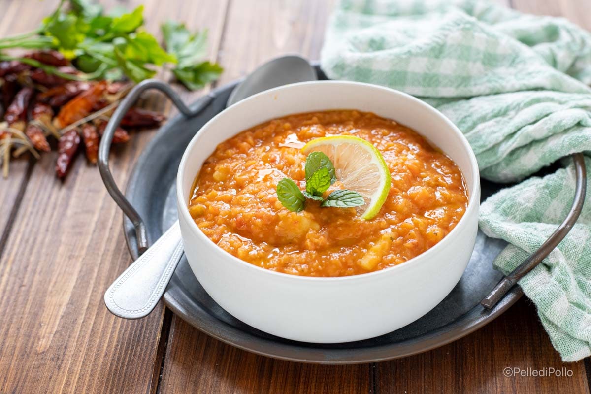 Çorba turca – Sopa de lentejas rojas