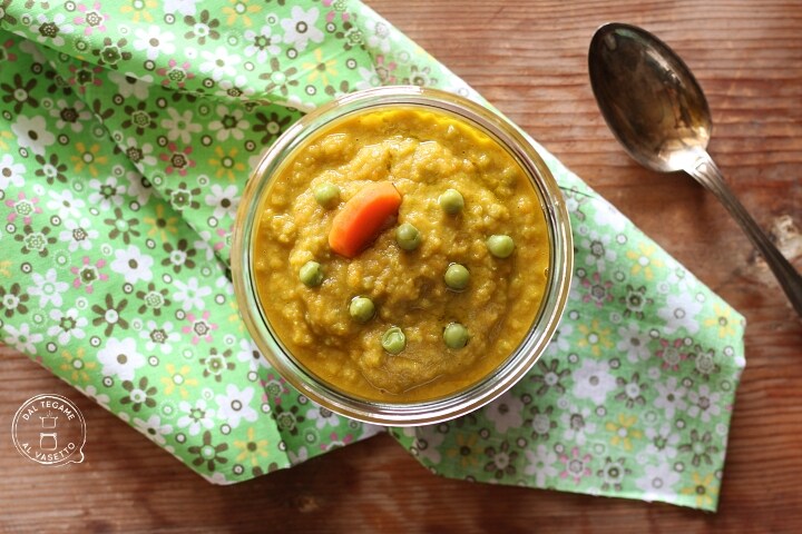 Crema de verduras en vasococción