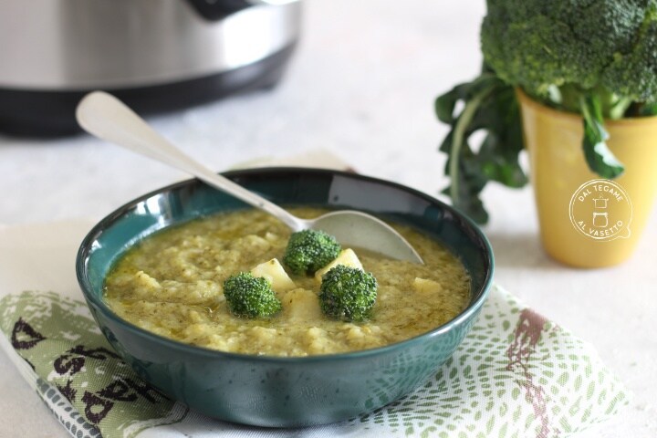 Crema de brócoli con instant pot