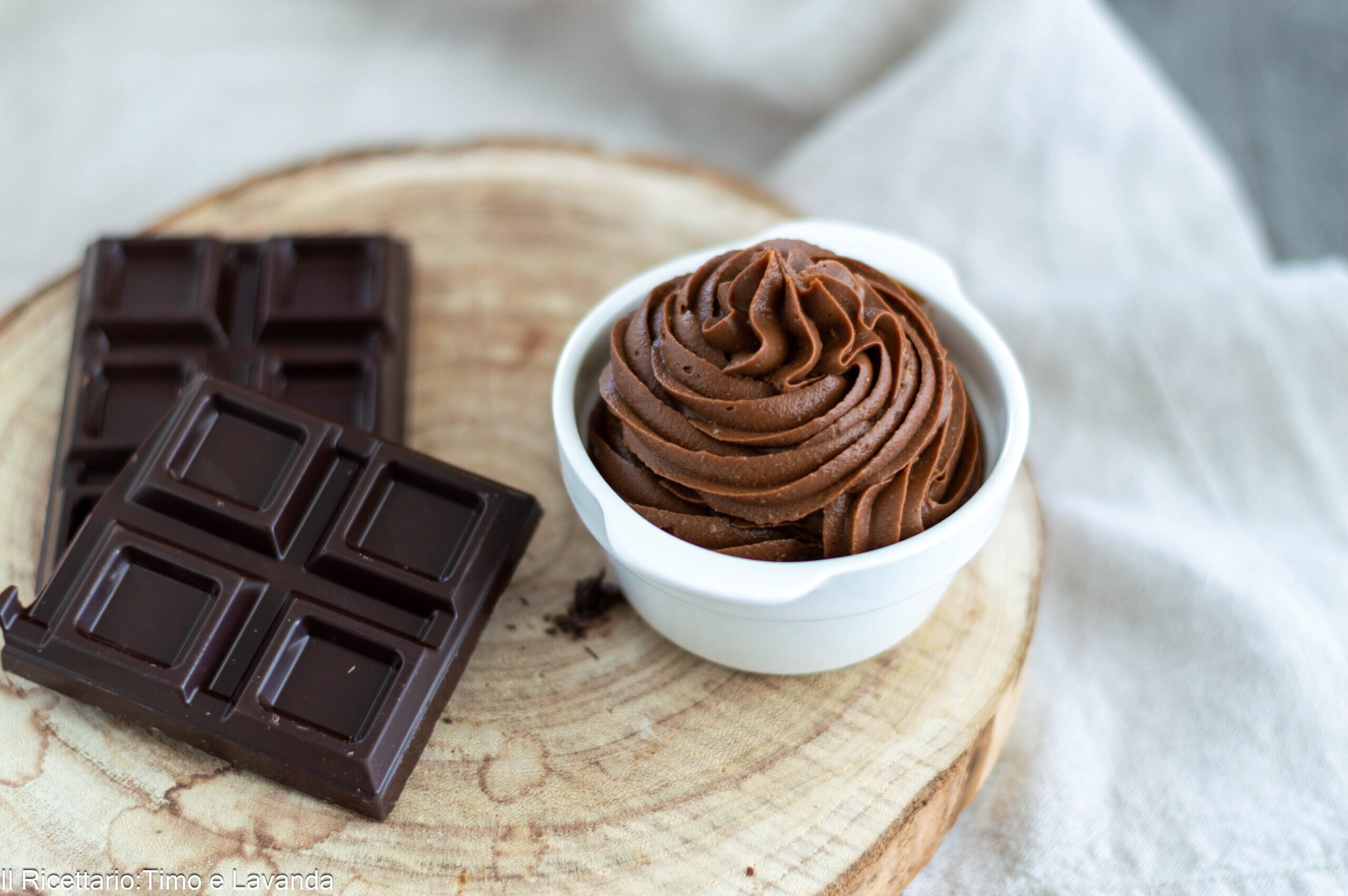 Crema pastelera de chocolate