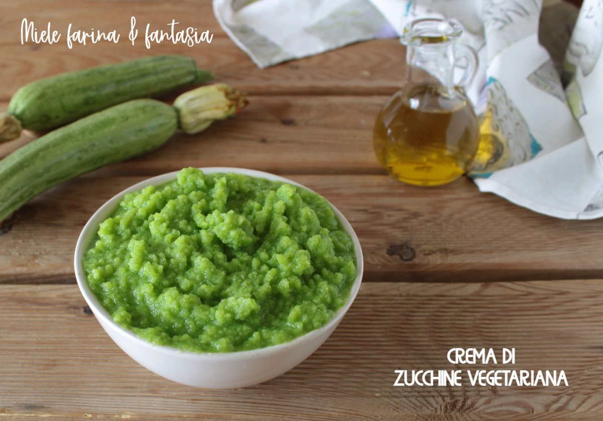 Crema de calabacín vegetariana