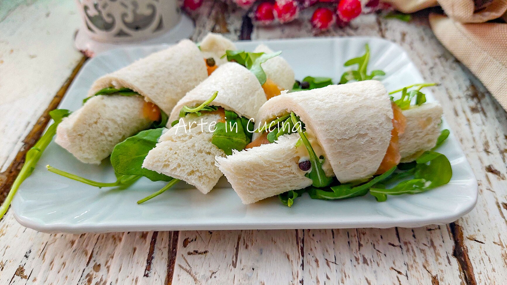 CROISSANTS SÁNDWICH de SALMÓN