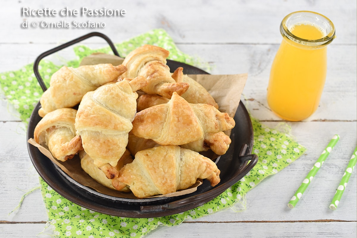 Croissants de hojaldre fáciles y rápidos dulces o salados