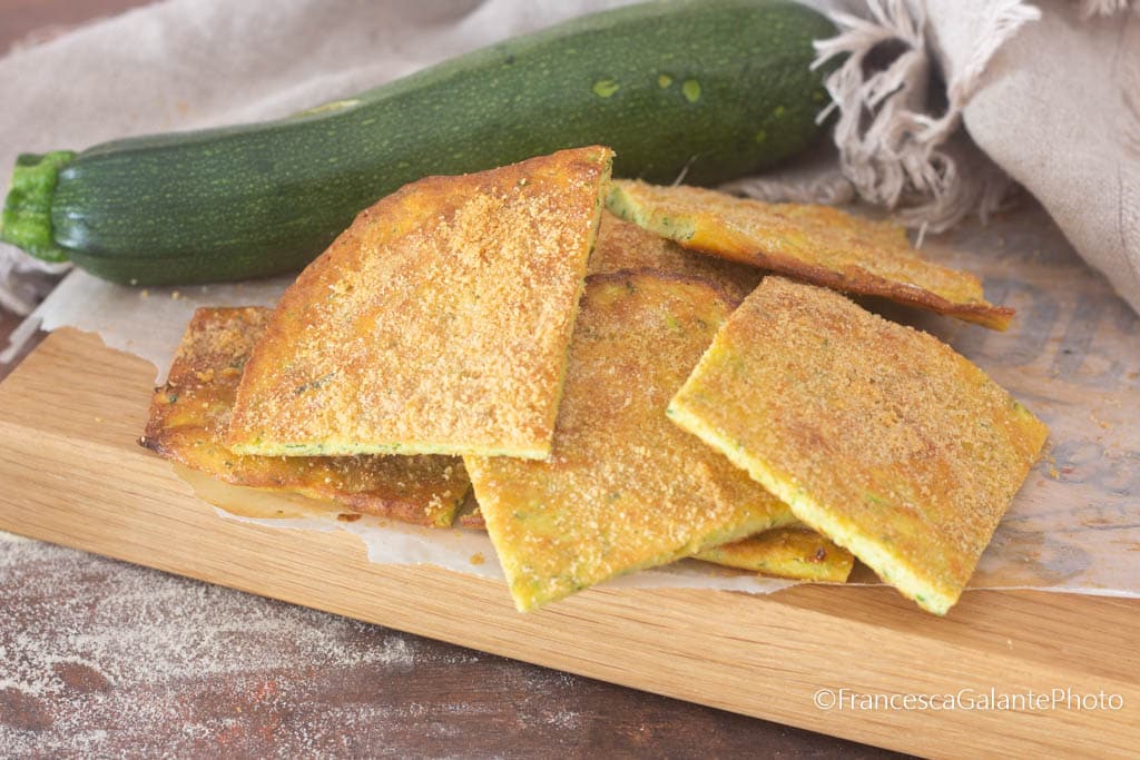 La crujiente torta de calabacines rallados