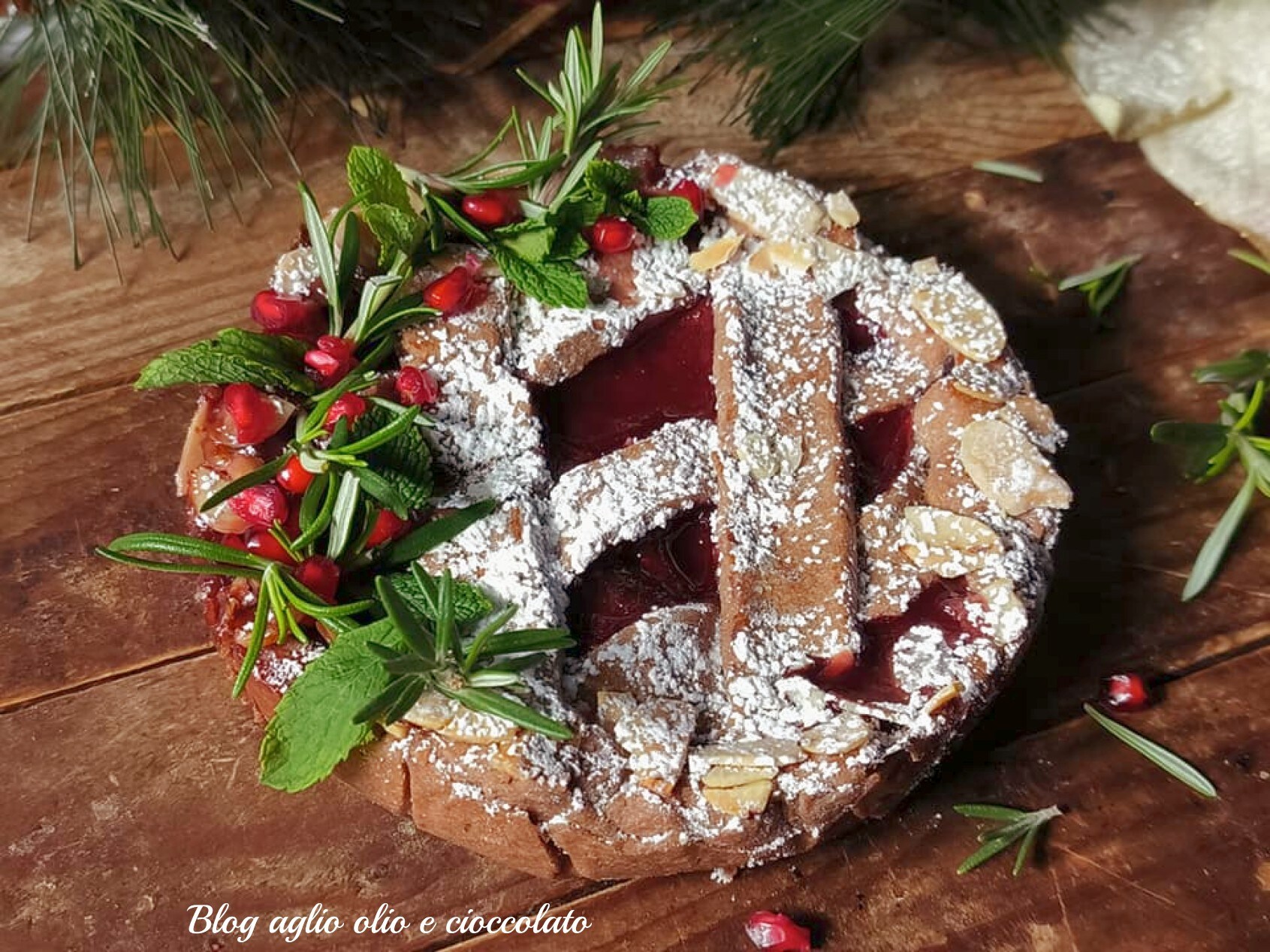 RECETA DE NAVIDAD TARTA CON MASA QUEBRADA DE MANTEQUILLA