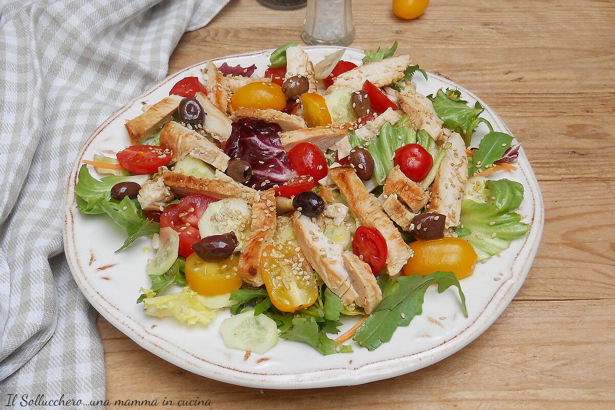 Ensalada de pollo