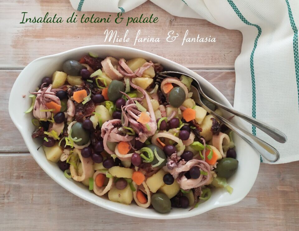 Ensalada de calamares y patatas
